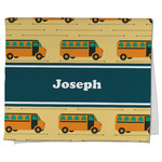 School Bus Kitchen Towel - Poly Cotton w/ Name or Text