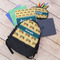 School Bus Large Backpack - Black - With Stuff