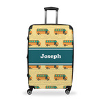 School Bus Suitcase - 28" Large - Checked w/ Name or Text