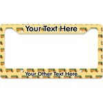 School Bus License Plate Frame - Style B (Personalized)