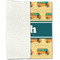 School Bus Linen Placemat - Folded Half