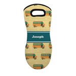 School Bus Neoprene Oven Mitt w/ Name or Text