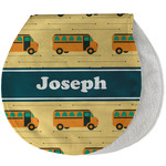 School Bus Burp Pad - Velour w/ Name or Text