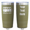 School Bus Olive Polar Camel Tumbler - 20oz - Double Sided - Approval