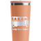 School Bus Peach RTIC Everyday Tumbler - 28 oz. - Close Up