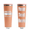 School Bus Peach RTIC Everyday Tumbler - 28 oz. - Front and Back