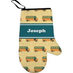 School Bus Right Oven Mitt (Personalized)