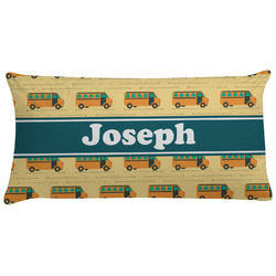School Bus Pillow Case - King (Personalized)