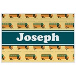 School Bus Laminated Placemat w/ Name or Text