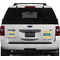 School Bus Personalized Square Car Magnets on Ford Explorer