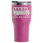 School Bus RTIC Tumbler - Magenta - Laser Engraved - Single-Sided (Personalized)