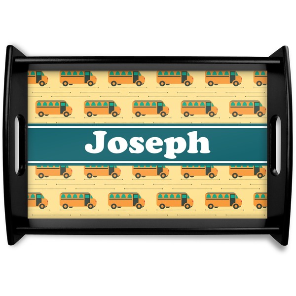 Custom School Bus Wooden Tray (Personalized)