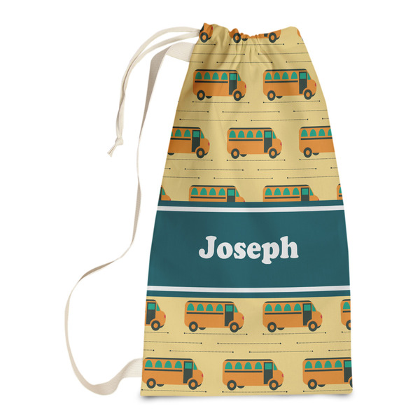 Custom School Bus Laundry Bags - Small (Personalized)