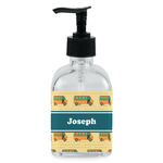 School Bus Glass Soap & Lotion Bottle - Single Bottle (Personalized)