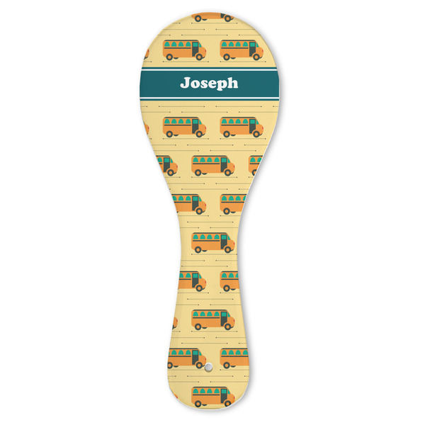 Custom School Bus Ceramic Spoon Rest (Personalized)