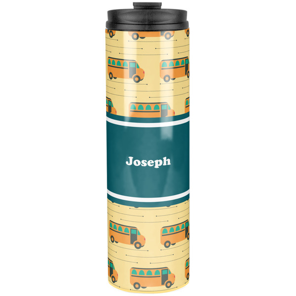 Custom School Bus Stainless Steel Skinny Tumbler - 20 oz (Personalized)