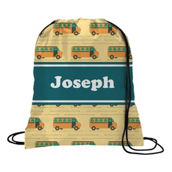 School Bus Drawstring Backpack - Large (Personalized)