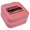 School Bus Travel Jewelry Boxes - Leather - Pink - Angled View