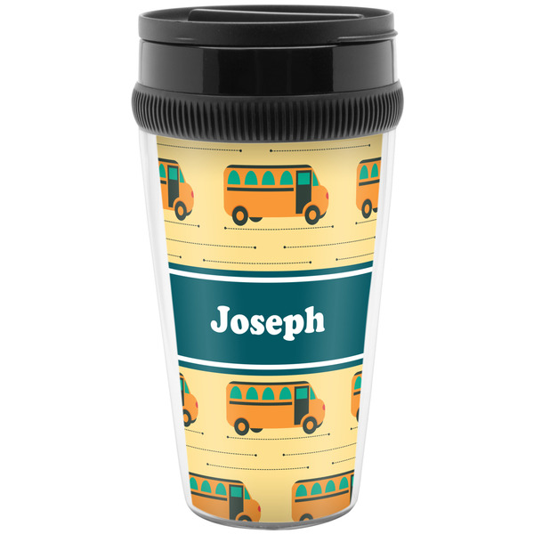 Custom School Bus Acrylic Travel Mug without Handle (Personalized)