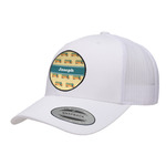 School Bus Trucker Hat - White (Personalized)