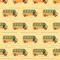 School Bus Wallpaper & Surface Covering (Peel & Stick 24"x 24" Sample)