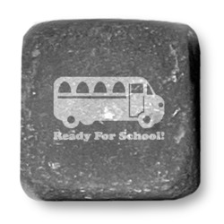 School Bus Whiskey Stone Set - Set of 3 (Personalized)