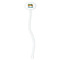 School Bus White Plastic 7" Stir Stick - Oval - Single Stick