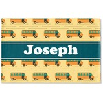 School Bus Woven Mat (Personalized)