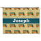 School Bus Zipper Pouch Large (Front)