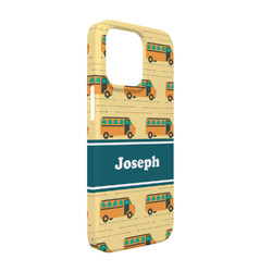 School Bus iPhone Case - Plastic - iPhone 13 Pro (Personalized)