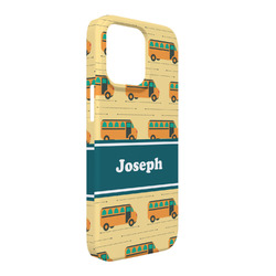 School Bus iPhone Case - Plastic - iPhone 13 Pro Max (Personalized)