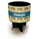 School Bus Black Beach Spiker Drink Holder (Personalized)