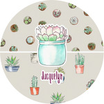 Cactus Multipurpose Round Labels - 1" (Personalized)