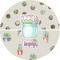 Cactus 1" Multipurpose Round Labels - Single Sticker