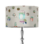 Cactus 12" Drum Lamp Shade - Fabric (Personalized)