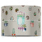 Cactus 16" Drum Lampshade - FRONT (Fabric)