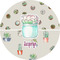 Cactus 2" Multipurpose Round Labels - Single Sticker