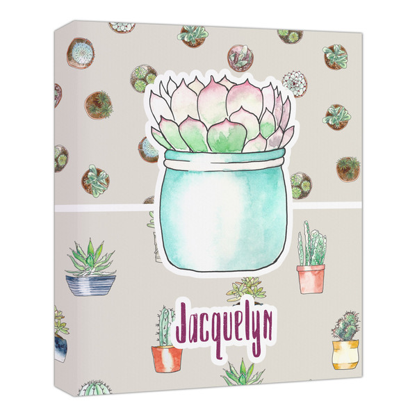 Custom Cactus Canvas Print - 20x24 (Personalized)