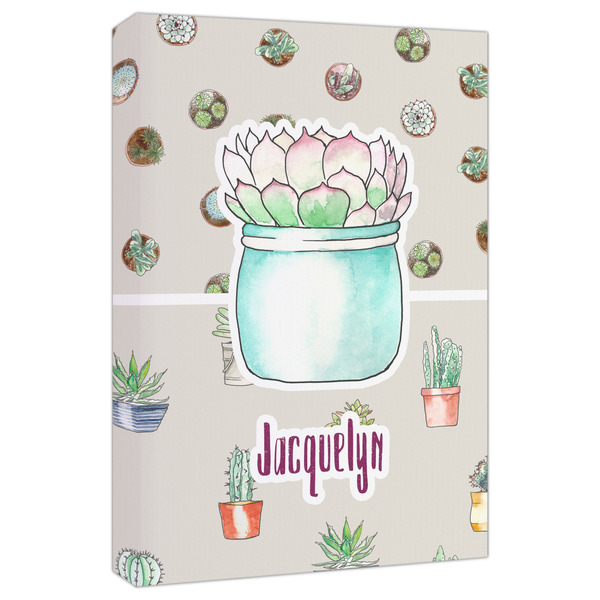 Custom Cactus Canvas Print - 20x30 (Personalized)