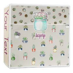 Cactus 3-Ring Binder - 2 inch (Personalized)