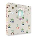 Cactus 3 Ring Binder - Full Wrap - 2" (Personalized)