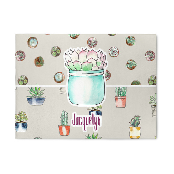 Custom Cactus Area Rug (Personalized)