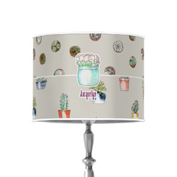 Cactus 8" Drum Lamp Shade - Poly-film (Personalized)