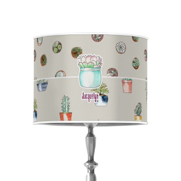 Custom Cactus 8" Drum Lamp Shade - Poly-film (Personalized)