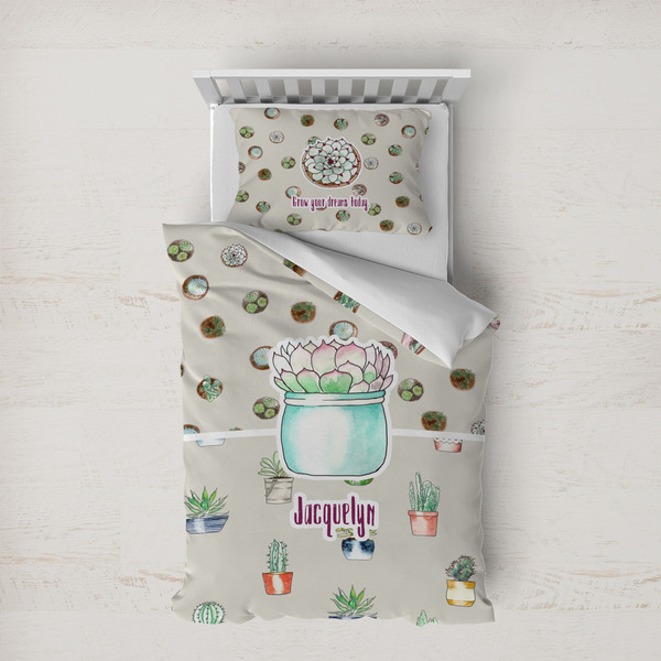 Custom Cactus Duvet Cover Set - Twin XL (Personalized)