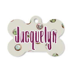 Cactus Bone Shaped Dog ID Tag - Small (Personalized)