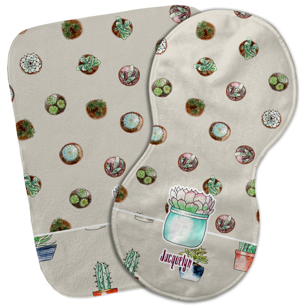 Custom Cactus Burp Cloth (Personalized)