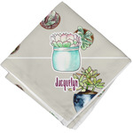 Cactus Cloth Cocktail Napkin - Single w/ Name or Text