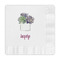 Cactus Embossed Decorative Napkins (Personalized)