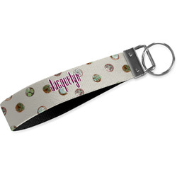 Cactus Wristlet Webbing Keychain Fob (Personalized)